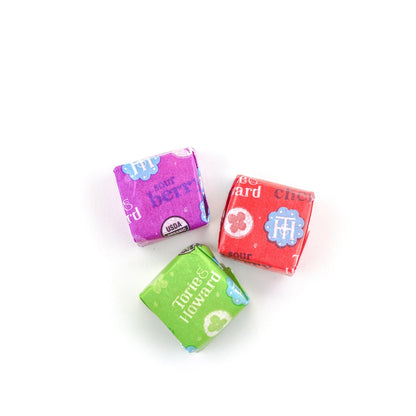 Wholesale Torie & Howard Assorted Sour Flavors Organic Chewie Fruities® Candy- Bulk