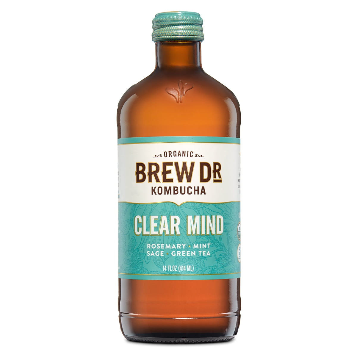 Brew Dr. Kombucha Organic Clear Mind Kombucha Bottle