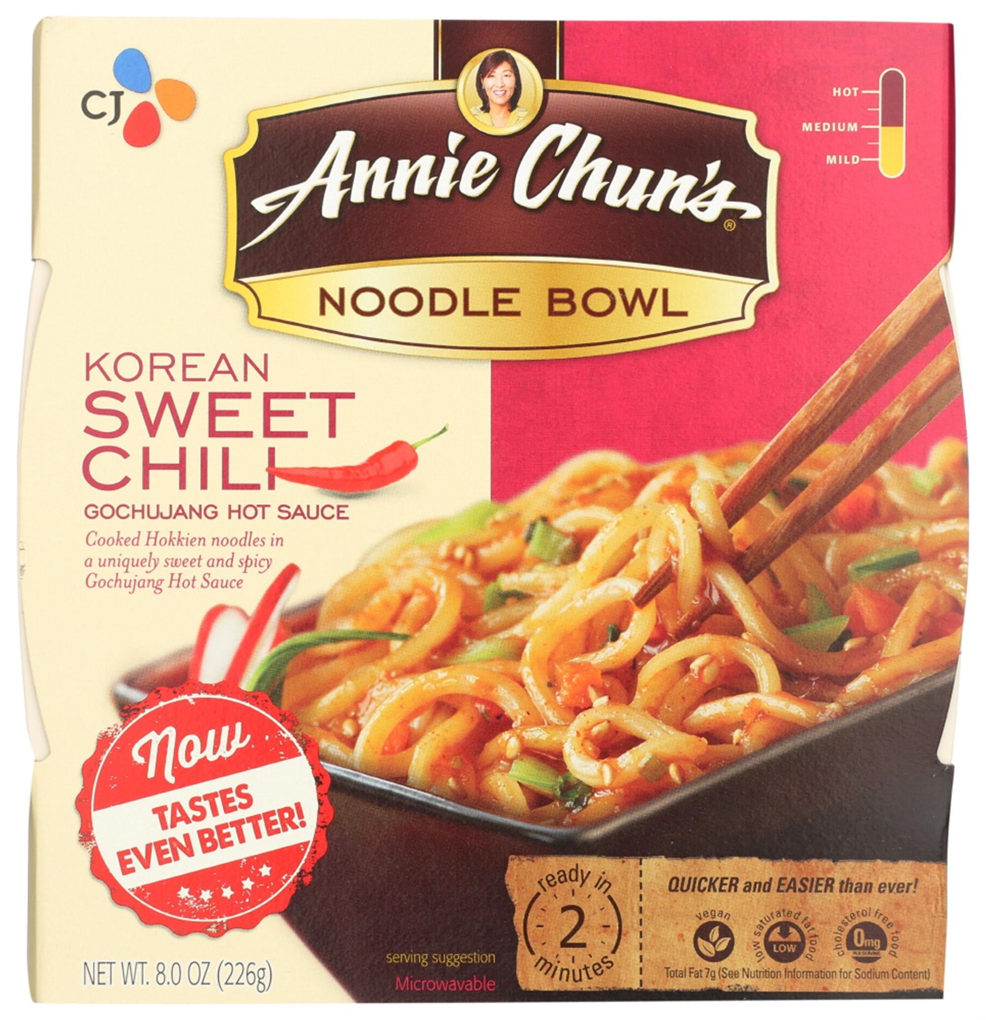 Annie Chuns Noodle Bowl Korean Chili Sweet 7.9 oz Bag