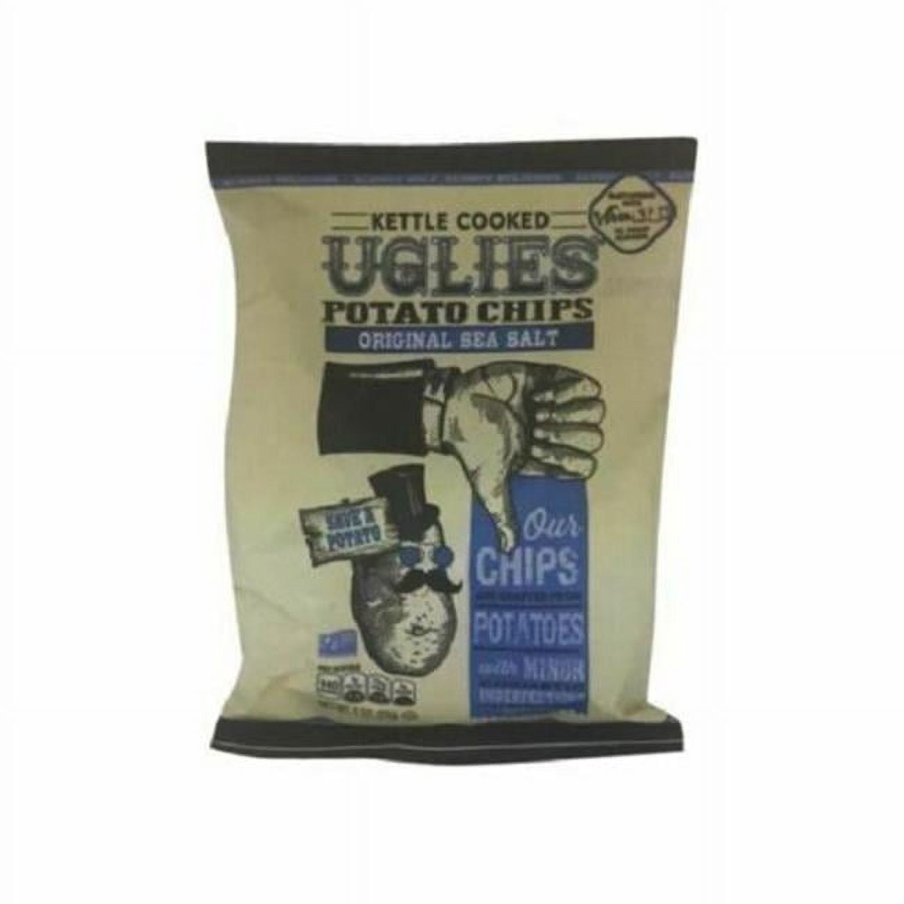Uglies Potato Chips Original Sea Salt 1 Oz Bag