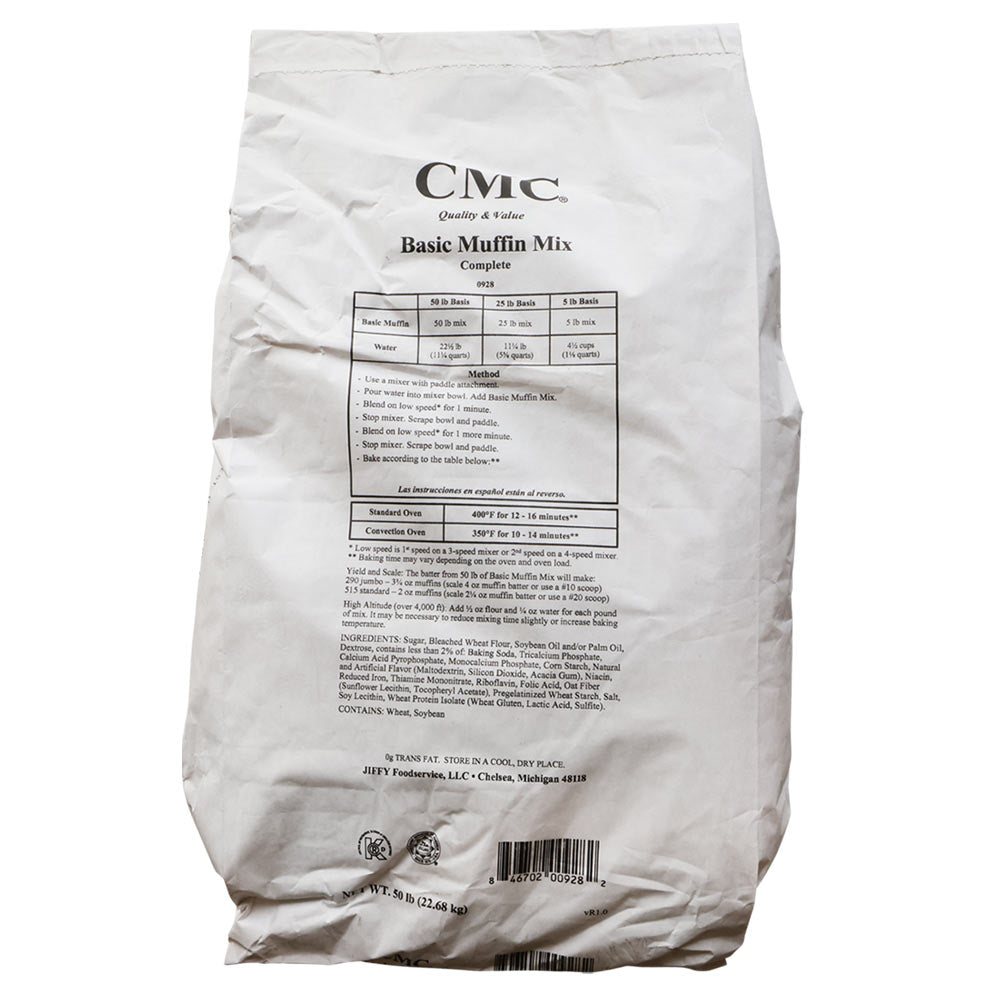 Wholesale Cmc 50Lb Basic Muffin Mix | 50 lb-1ct Case Bulk