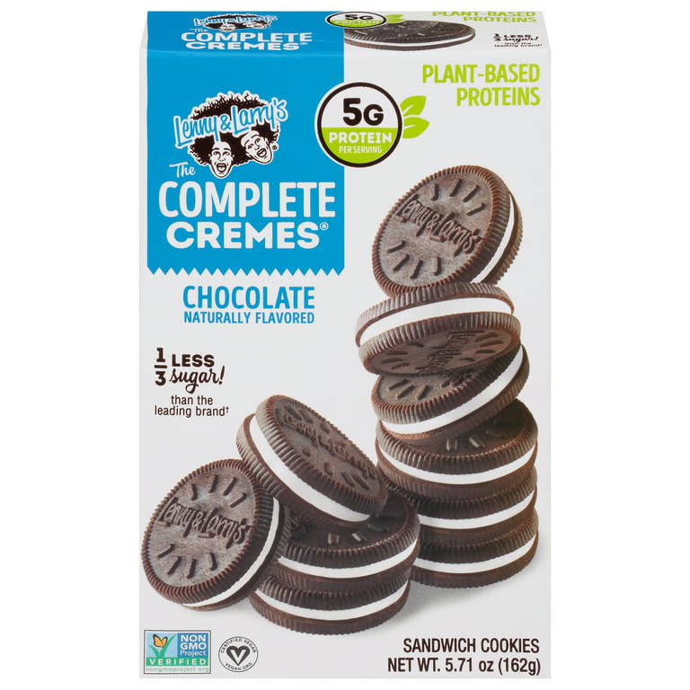 Lenny & Larry's Chocolate Cookies with Creme 5.71 Oz Box