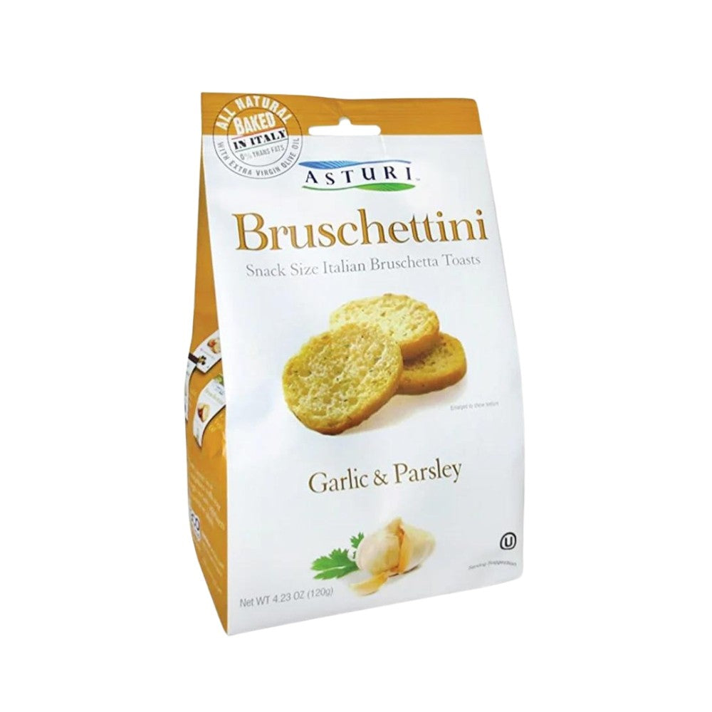 Asturi Garlic And Parsley Bruschettini | 4.23 oz