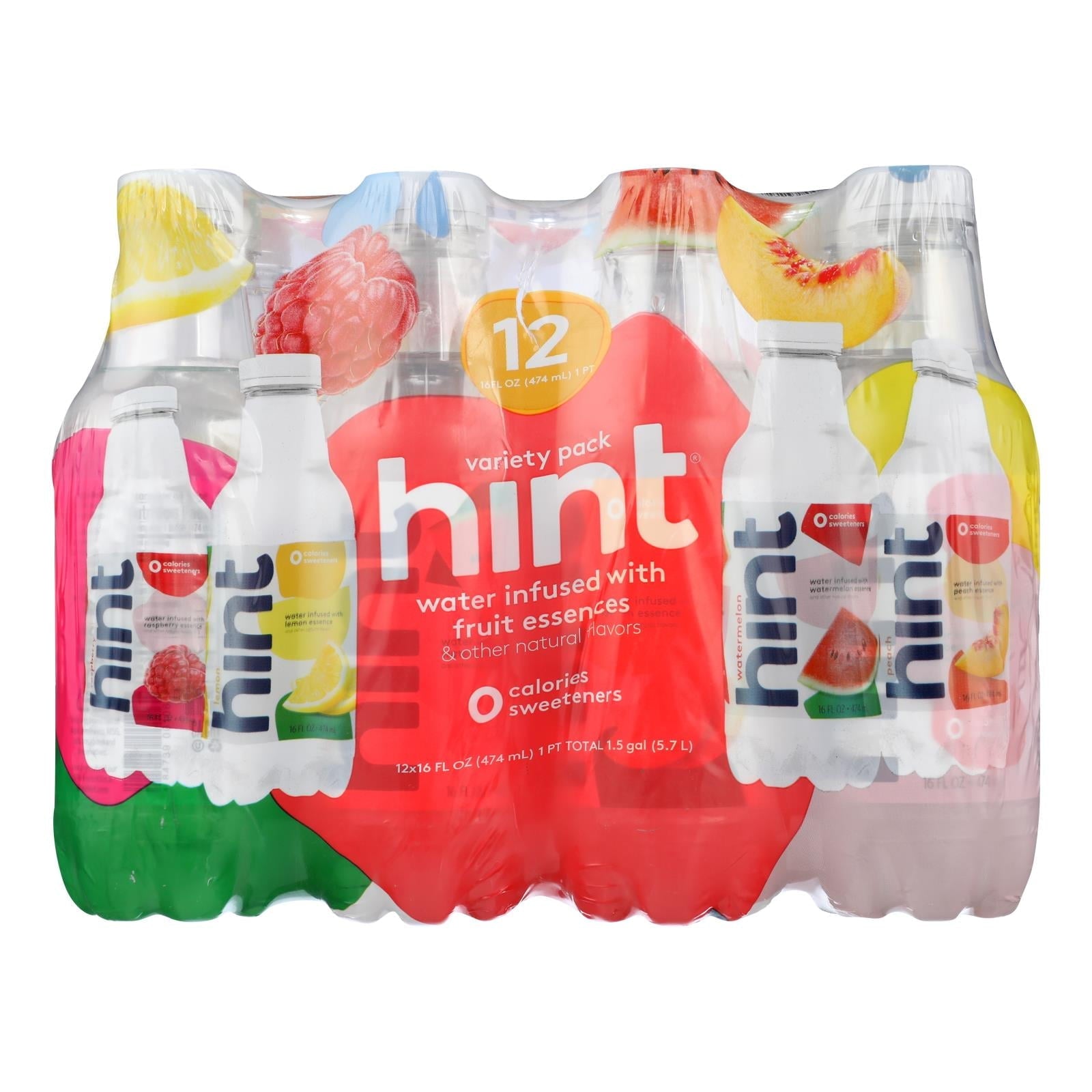 Hint Fruit Flavored Sparkling Water Variety Pack 16 Fl Oz Bottles
