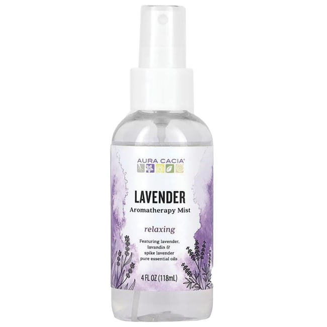 Aura Cacia Aromatherapy Room & Body Mist, Relaxing Lavender, 4 oz Bottle
