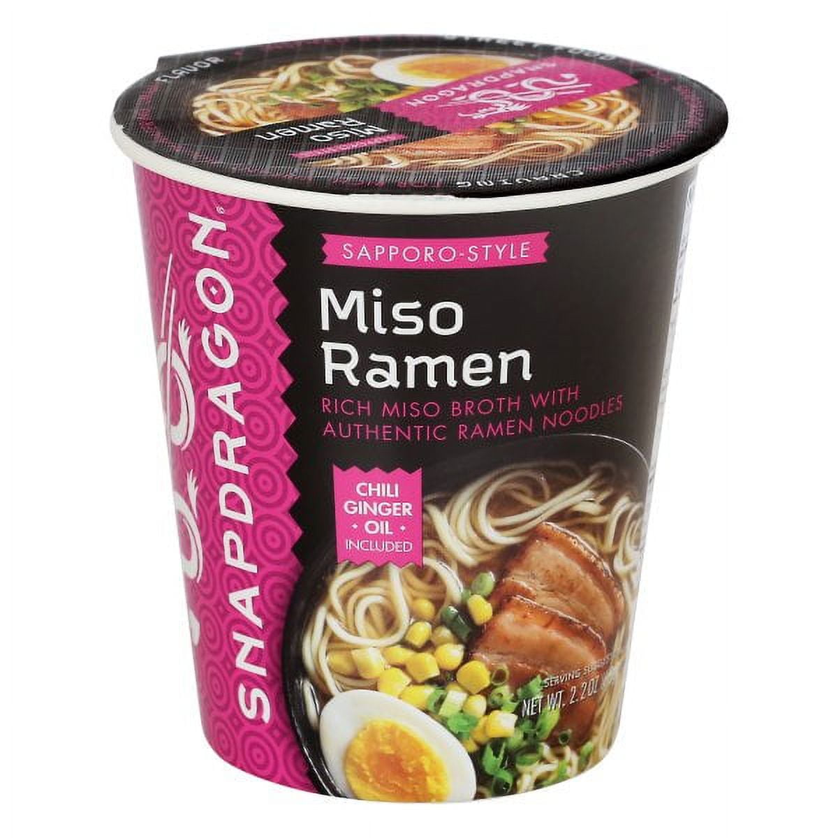 Snapdragon Foods Miso Ramen 2.2 Oz Cup