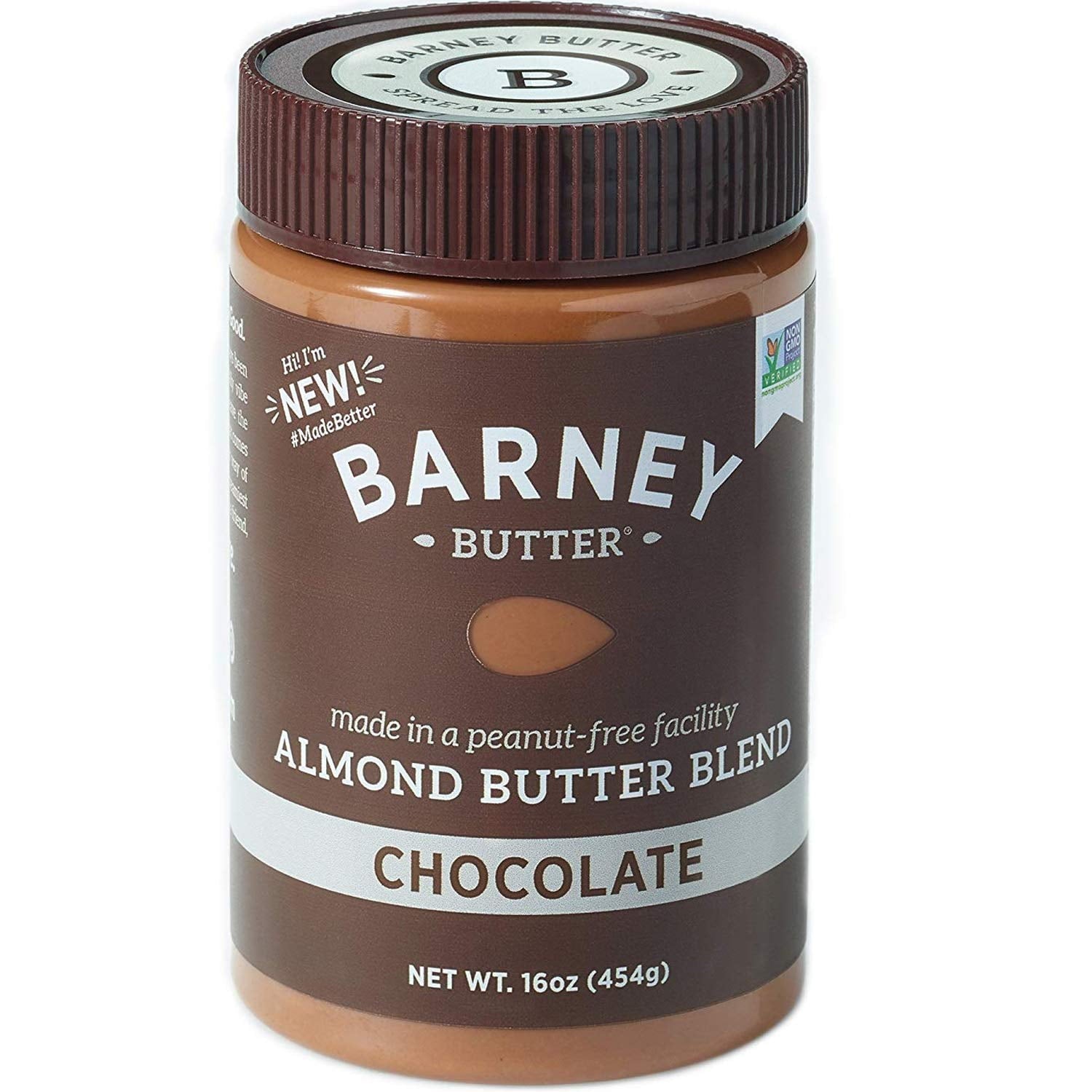 Barney Butter Nut Butter Almond Chocolate 16 oz Jar