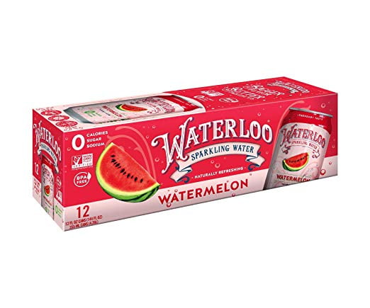 Waterloo Soft Drinks Strawberry 12 Fl Oz