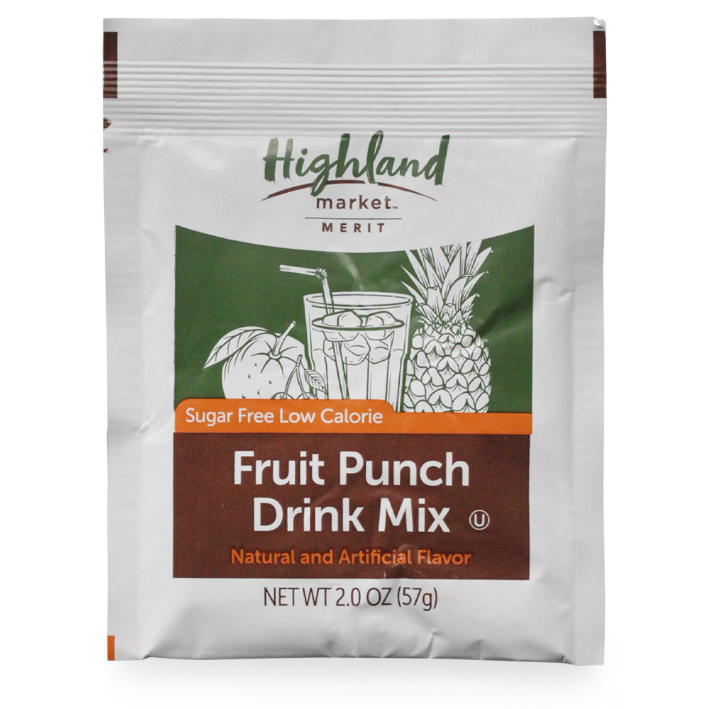 Highland Mkt Sugar Free Fruit Punch Mix | 2 oz-2 gl yeild