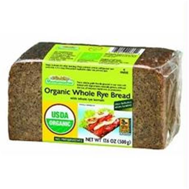 Mestemacher Organic Whole Rye Bread 17.6 oz Bag