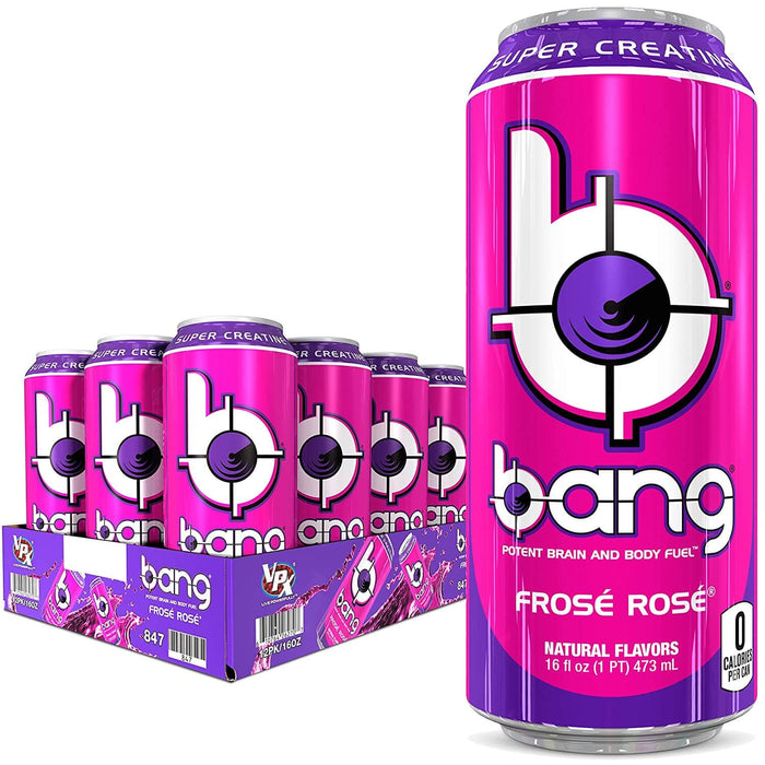 Bang Energy Frosé Rosé Energy Drink 16 Fl Oz