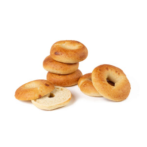 Wholesale Orwashers Bakery Frozen Plain Bagel 6 CT-8ct Case Bulk