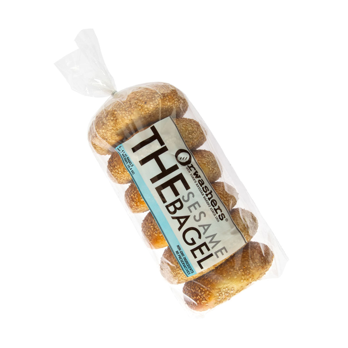 Wholesale Orwashers Bakery Frozen Sesame Bagel 6 CT- Bulk