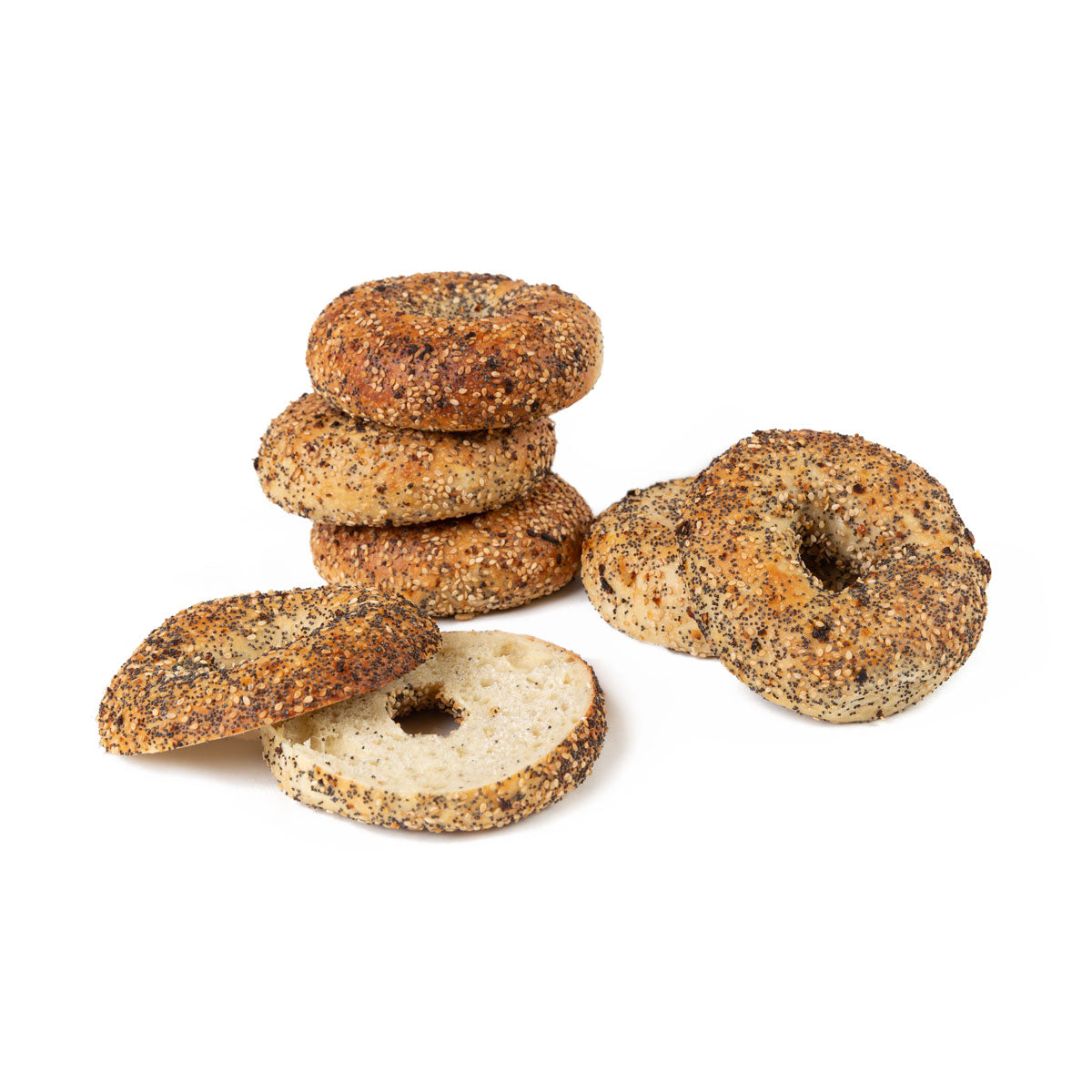 Wholesale Orwashers Bakery Frozen Everything Bagel 6 Ct Bag-8ct Case Bulk