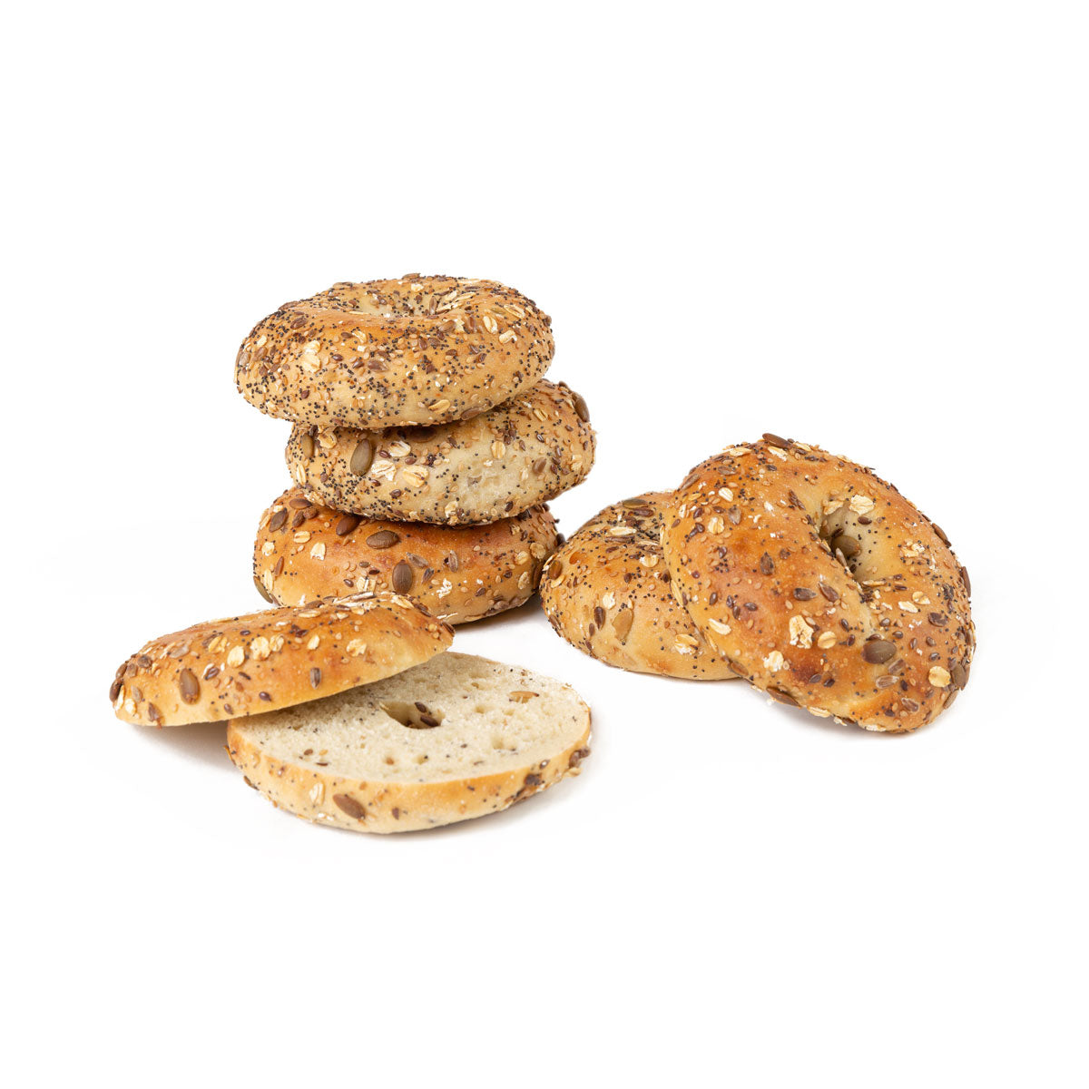 Orwashers Bakery Frozen The Everything Health Bagel 6 CT