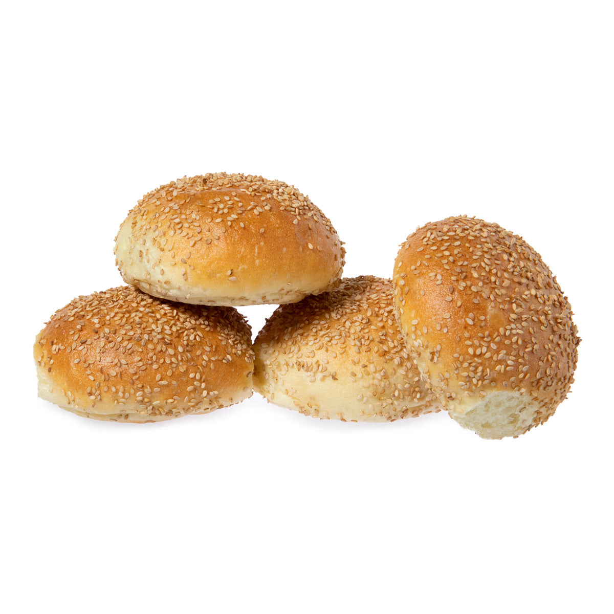 Wholesale Orwashers Bakery Frozen Semolina Sesame Rolls 4- Bulk