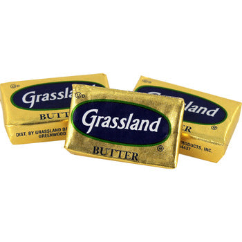 Wholesale Grassland Salted Butter Continentals 17lb-1ct Case Bulk