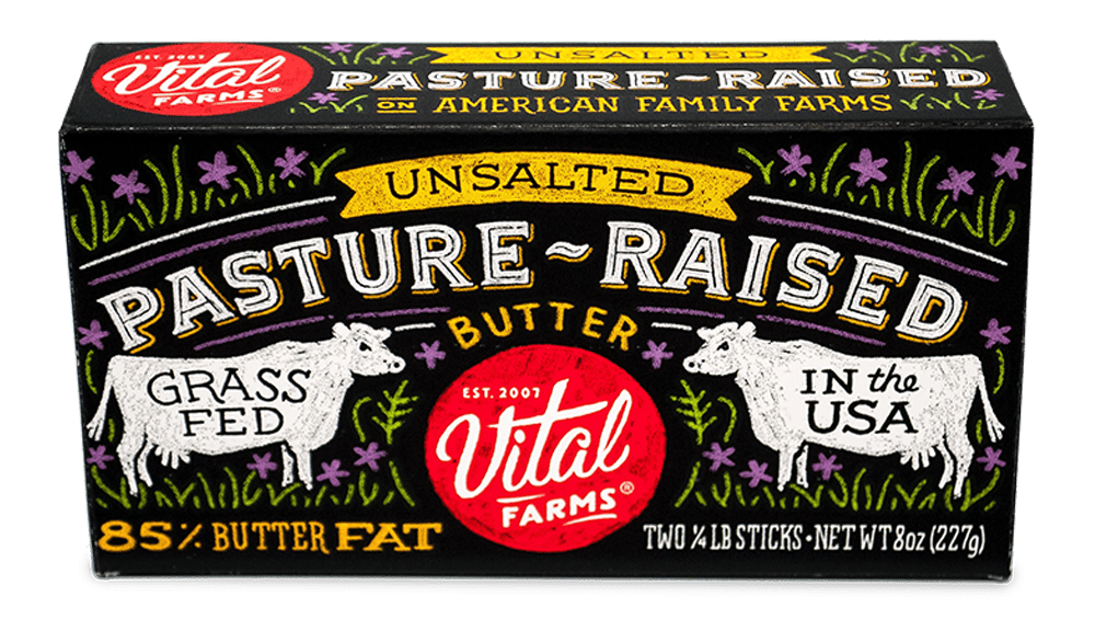 Vital Farms Pasture-Raised Butter Unsalted 4 oz