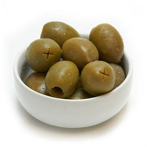 Wholesale BelAria Pitted Spanish Queen Olives 5 kg Tub-1ct Case Bulk