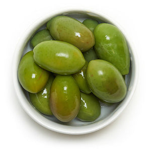 Wholesale BelAria Medium Green Cerignola Olives 5.5 lb Can-2ct Case Bulk