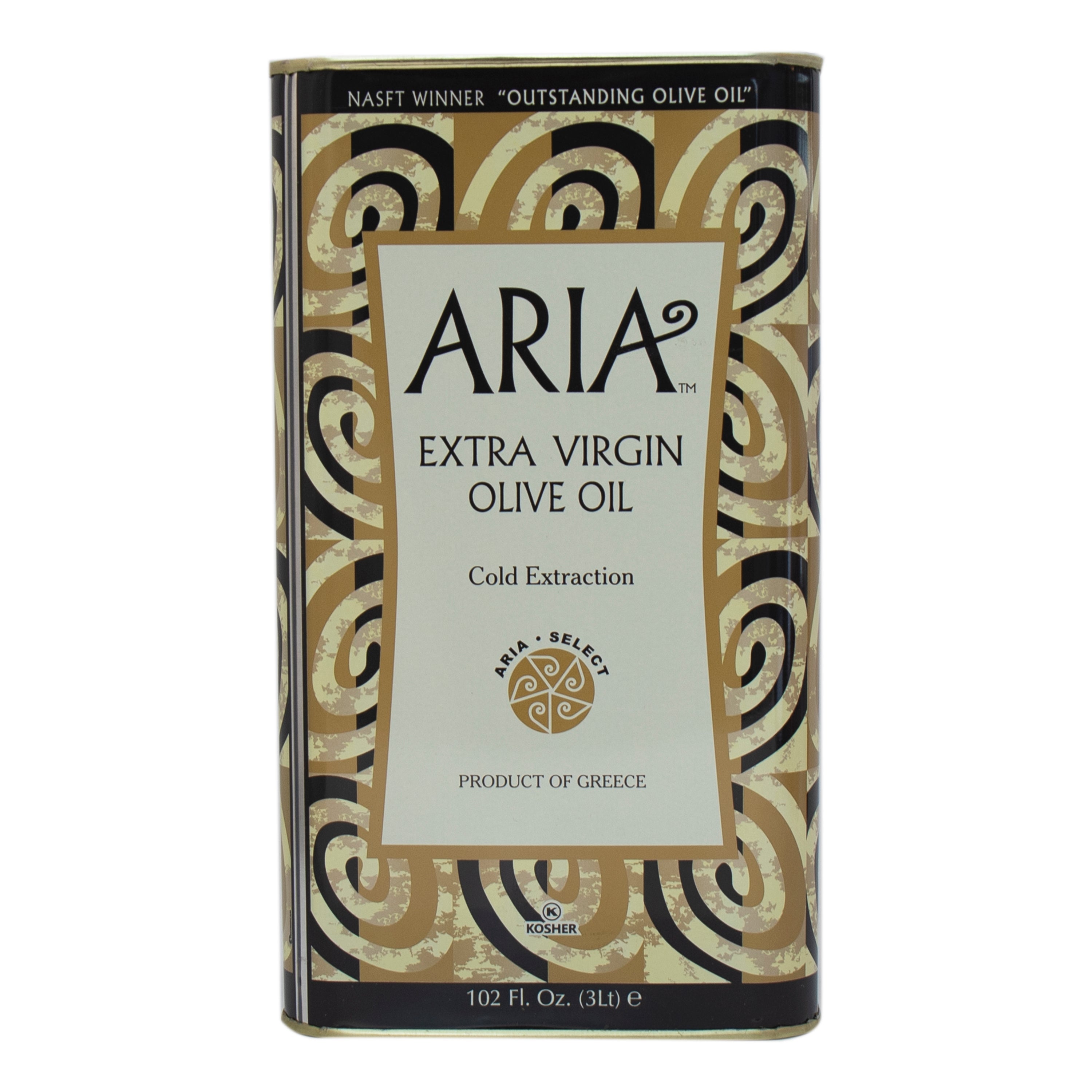 Aria Greek Extra Virgin Olive Oil 3 lt Tin