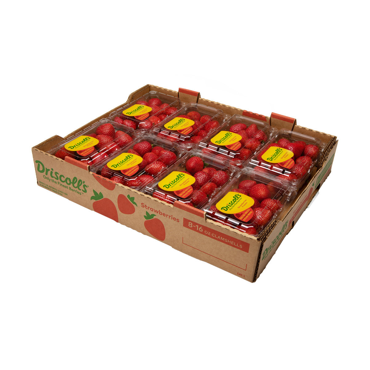 Wholesale Driscoll'S Strawberries 1 LB-8ct Case Bulk