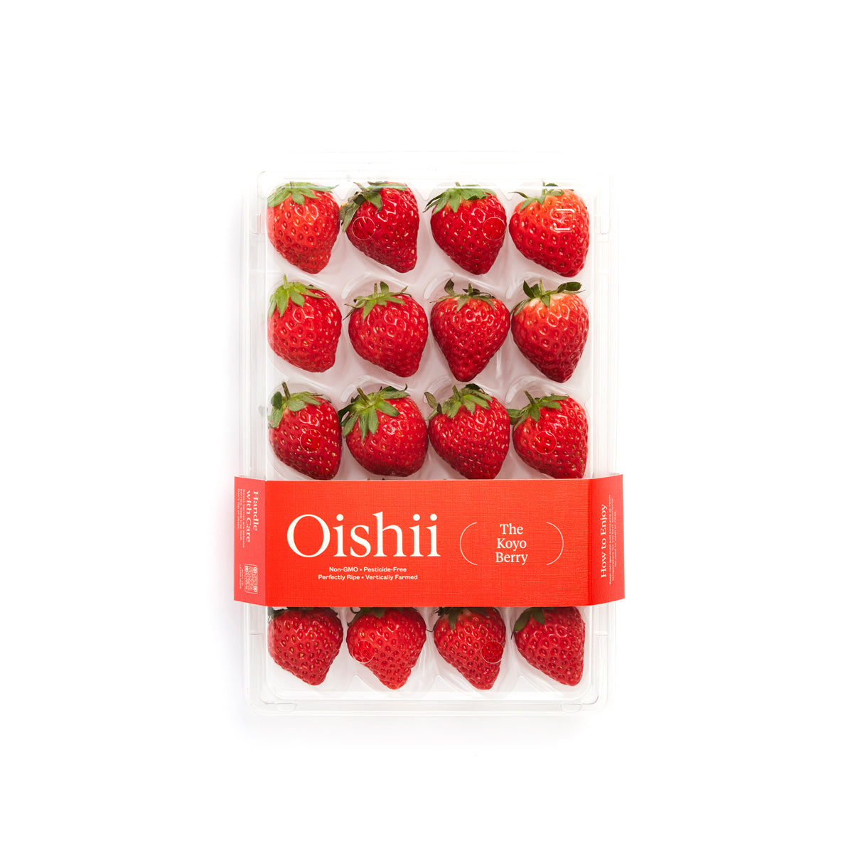 Wholesale Oishii Koyo Strawberries 20 Ct Tray- Bulk