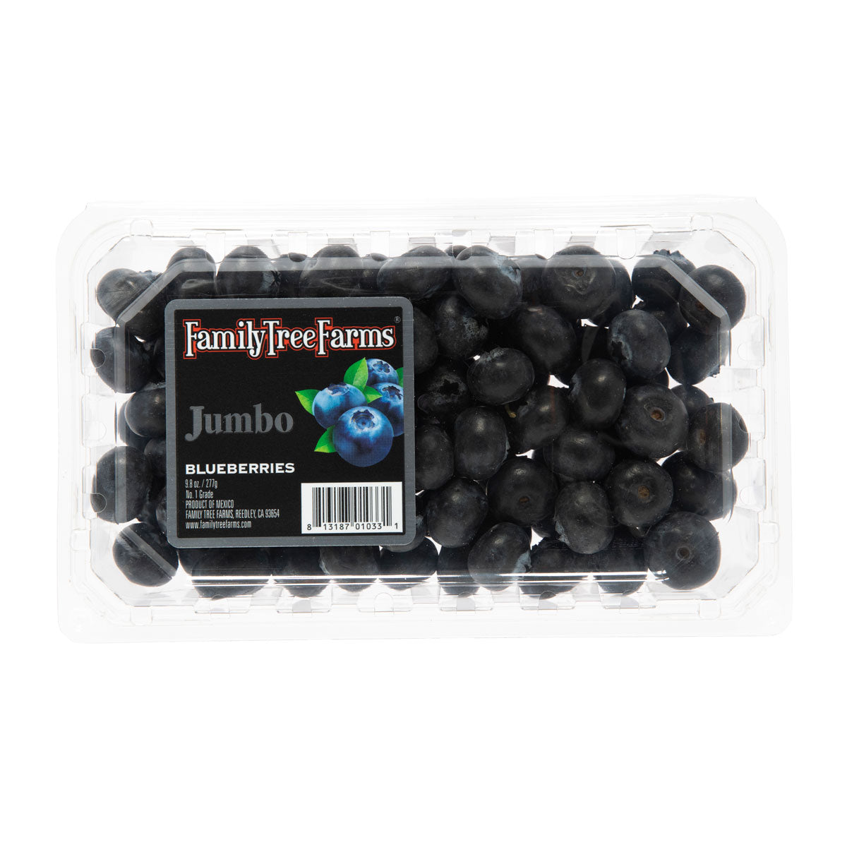 Family Tree Farms Jumbo Blueberries 9.8 OZ