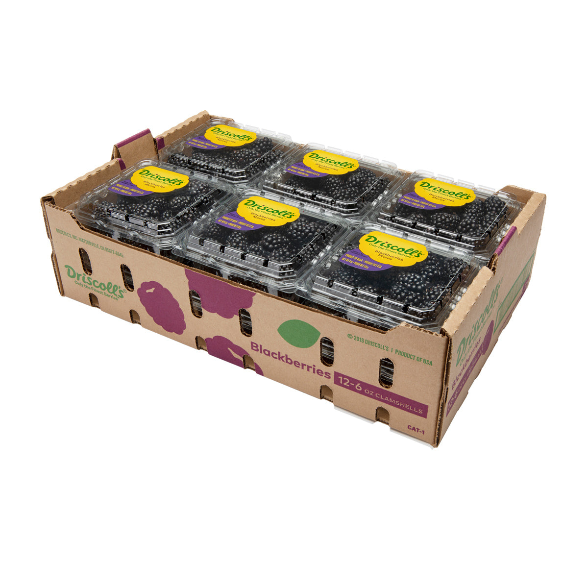 Wholesale Driscoll'S Blackberries 6 OZ- Bulk
