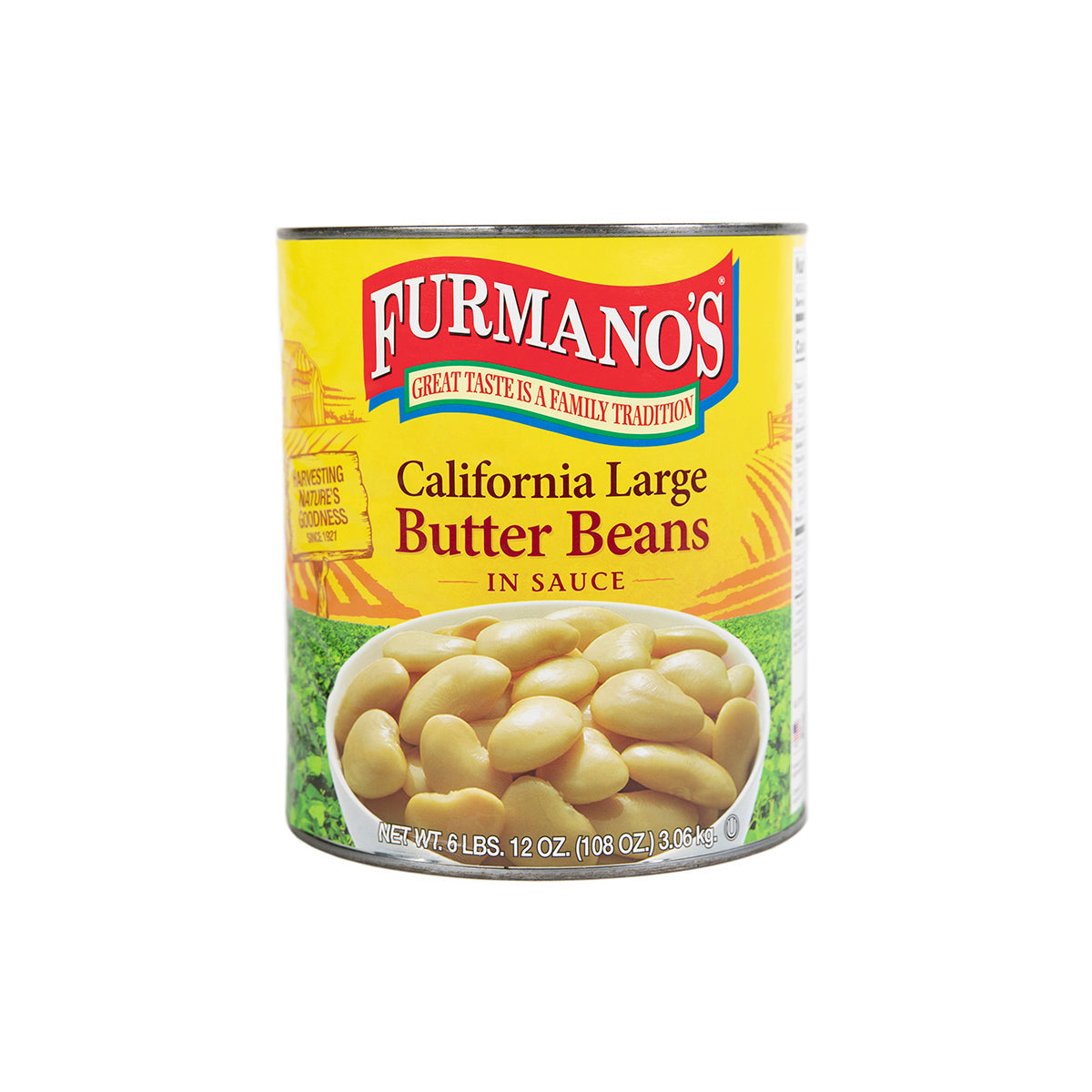 Furmano'S Canned Butter Beans 110 OZ