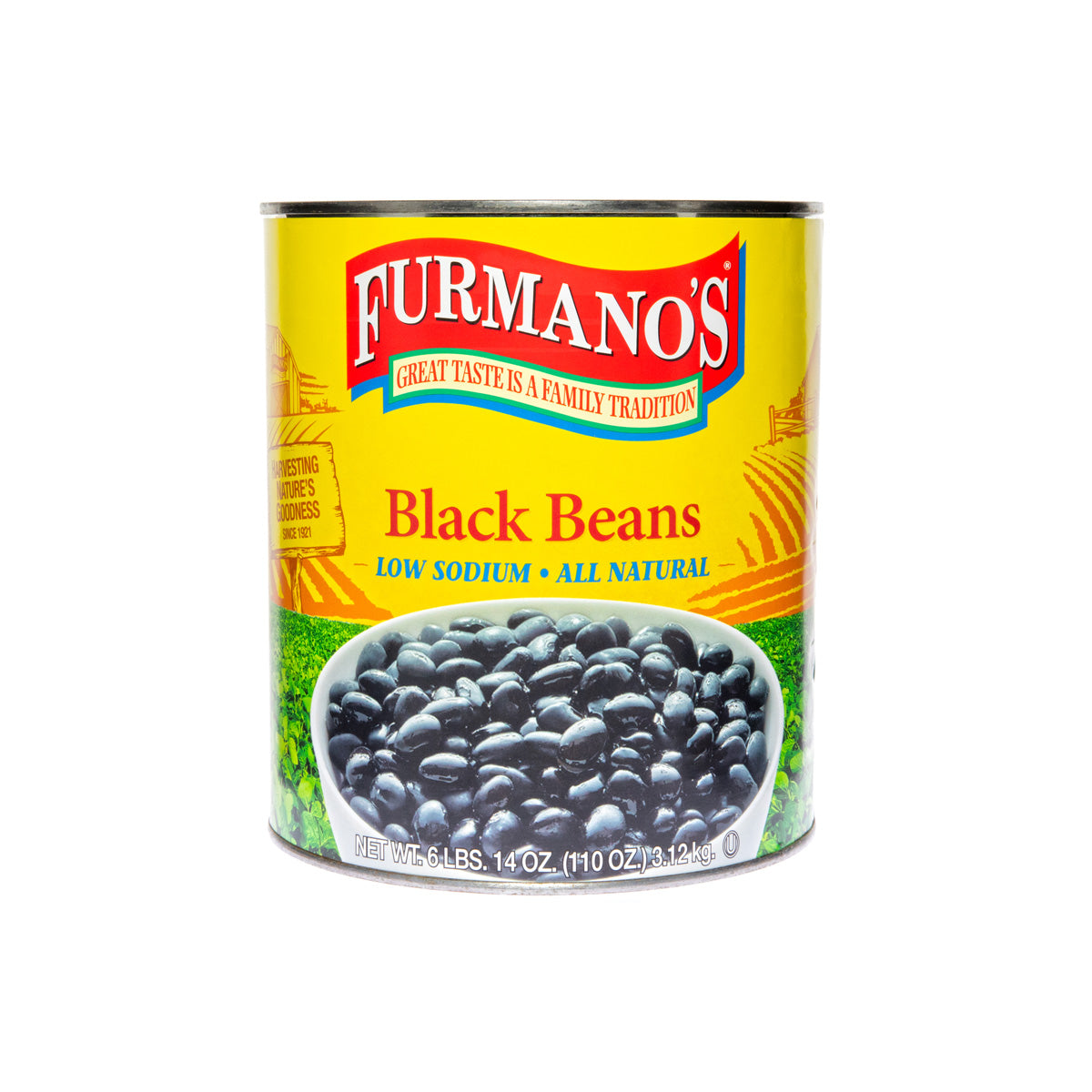 Furmano'S Canned Black Beans 110 OZ