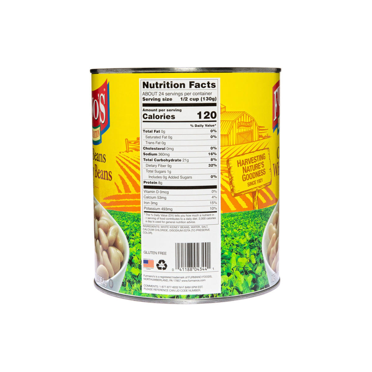 Furmano'S Canned Cannellini Beans 110 OZ