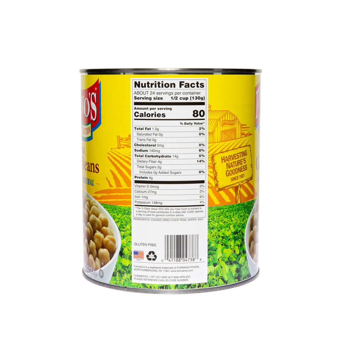Wholesale Furmano'S Canned Chickpeas 110 OZ- Bulk