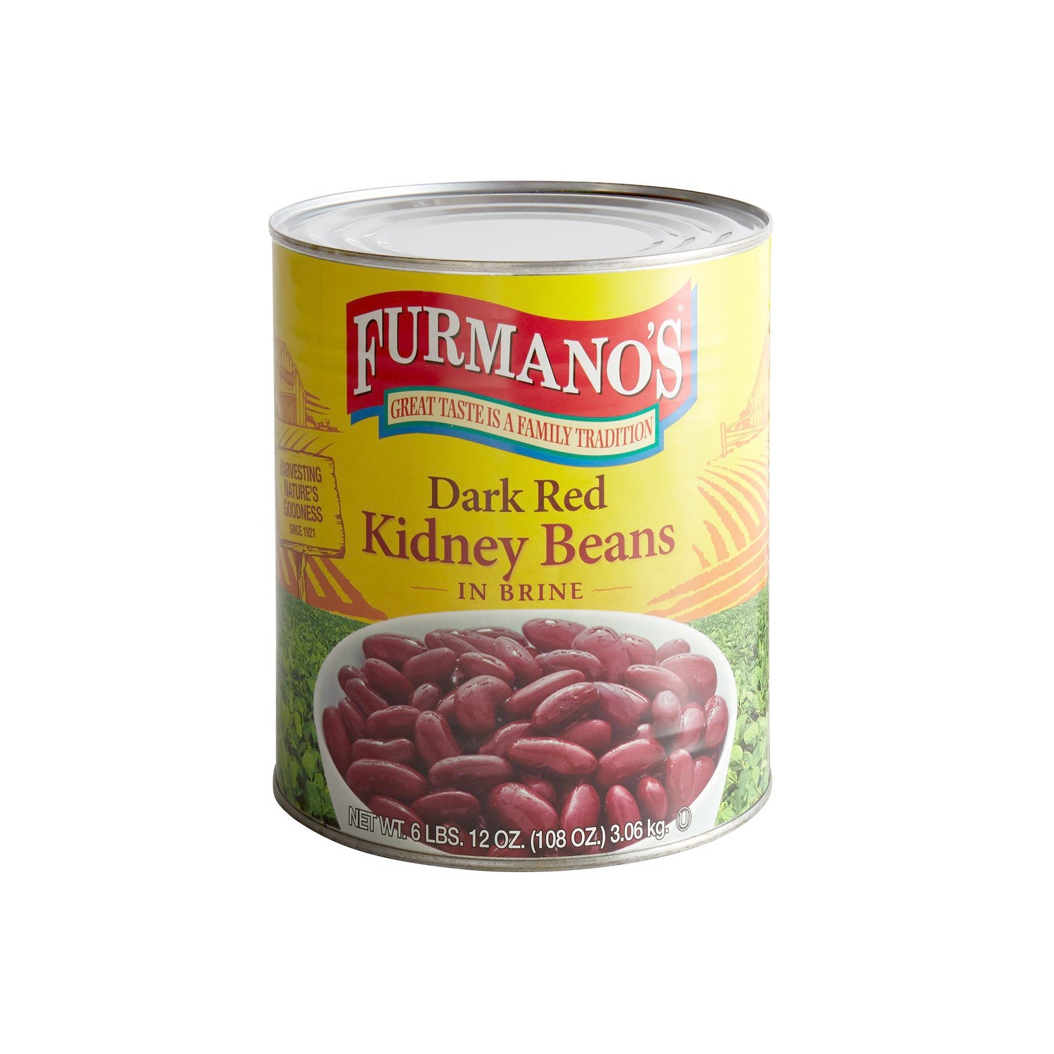 Furmano'S Canned Dark Red Kidney Beans 110 OZ