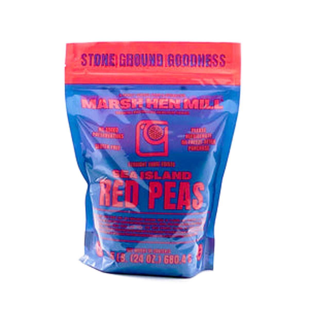 Wholesale Marsh Hens Mills Sea Island Red Peas 1.5 LB-12ct Case Bulk