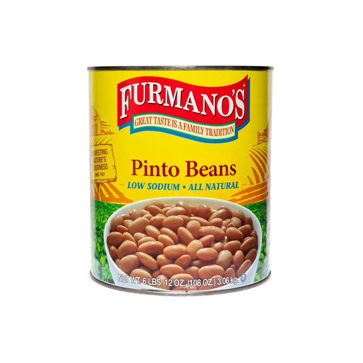 Wholesale Furmano'S Canned Pinto Beans 110 OZ- Bulk