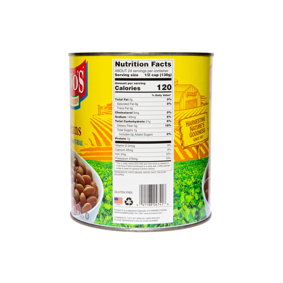 Furmano'S Canned Pinto Beans 110 OZ