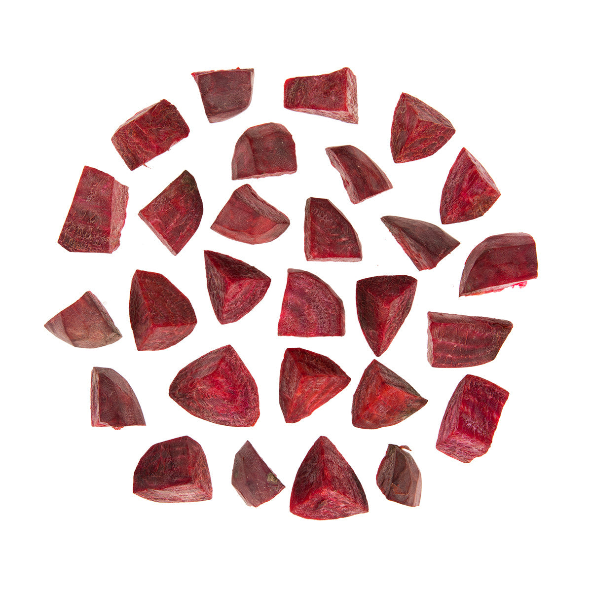 Wholesale BoxNCase 1in Cubed Red Beets- Bulk