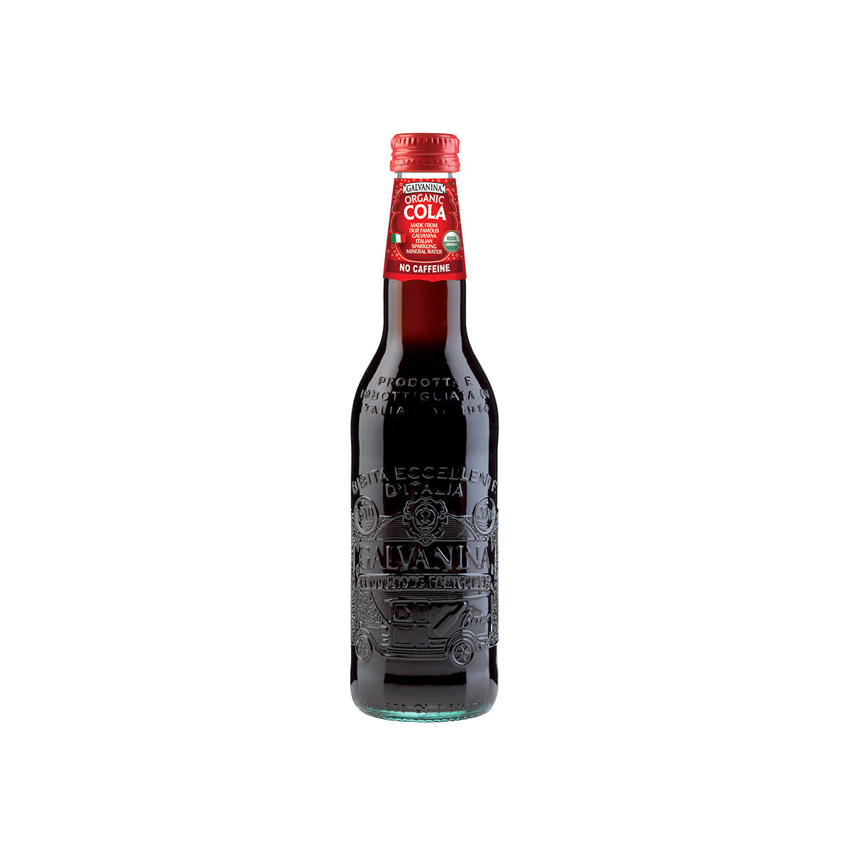 Galvanina Organic Cola 12 Oz Bottle - 12 Ct