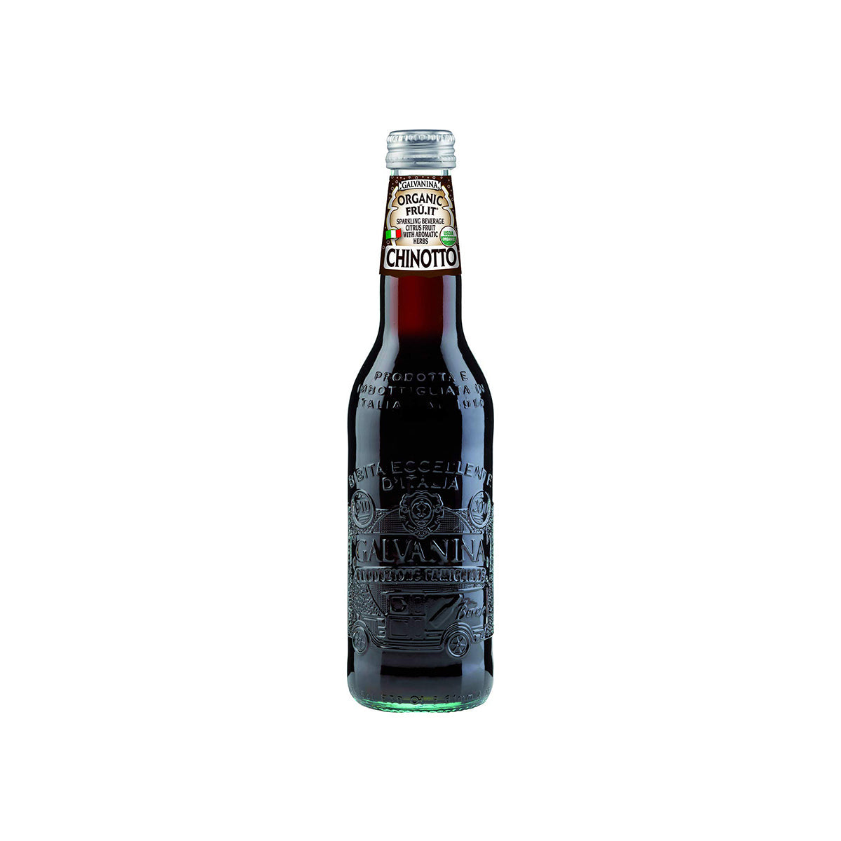 Galvanina Organic Chinotto Soda 12 Oz Bottle - 12 Ct