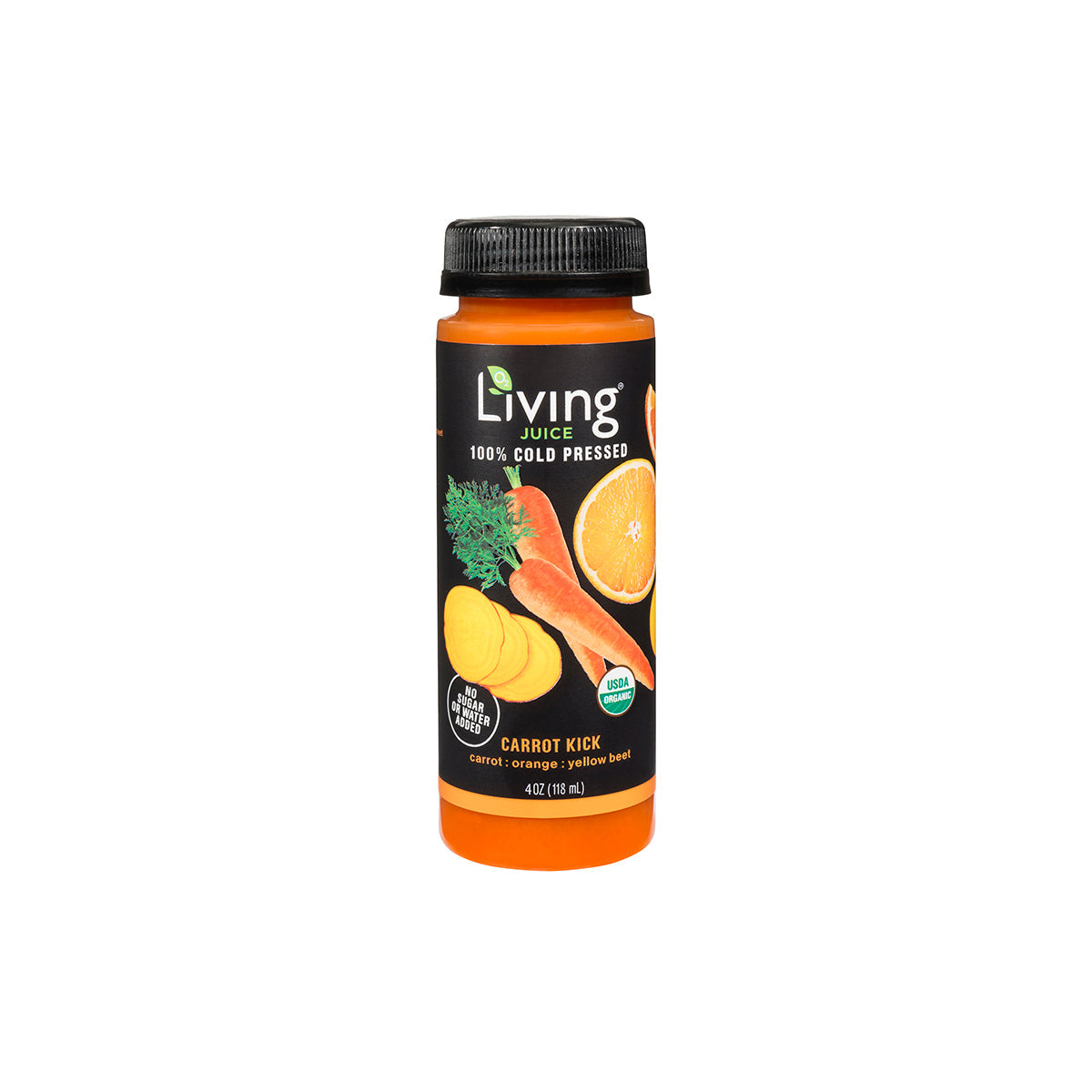 Living Juice Organic Carrot Kick Juice Mini 4 OZ