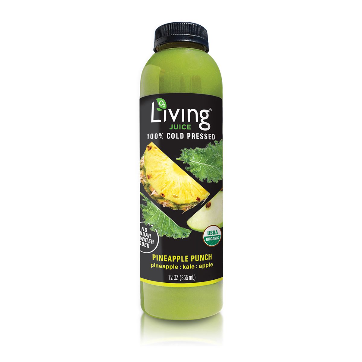 Living Juice Organic Pineapple Punch 12 OZ