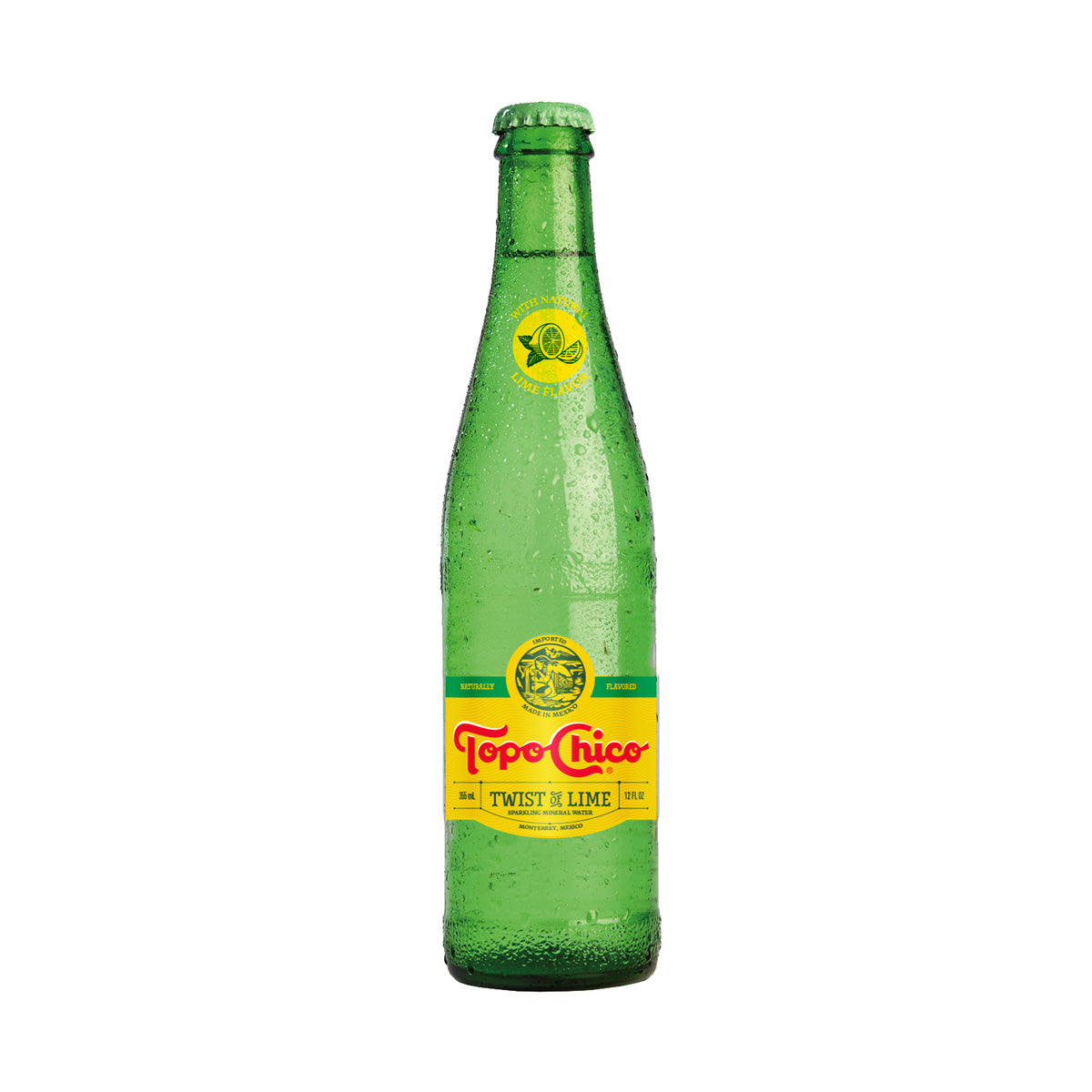 Topo Chico Lime Sparkling Mineral Water 12 Oz Bottle