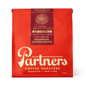 Wholesale Partners Coffee Brooklyn Blend Whole Bean Coffee 12 Oz Bag-6ct Case Bulk