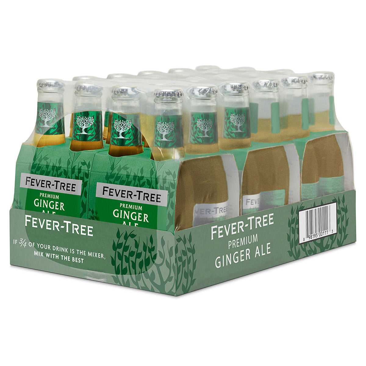 Fever-Tree Ginger Ale 200 ML Bottle - 24 Ct