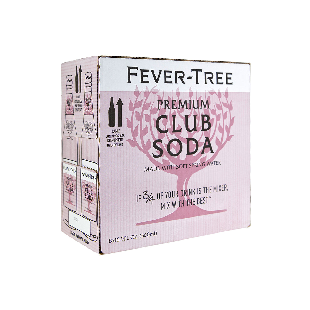 Wholesale Fever-Tree Club Soda 500 ML- Bulk
