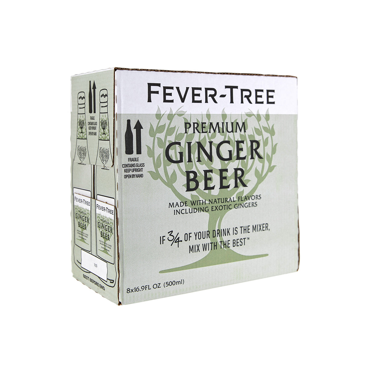 Wholesale Fever-Tree Ginger Beer 500 ML-8ct Case Bulk