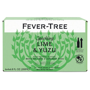 Wholesale Fever-Tree Sparkling Lime & Yuzu Soda 200 ML-24ct Case Bulk