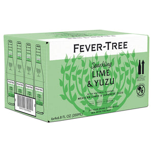 Wholesale Fever-Tree Sparkling Lime & Yuzu Soda 200 ML-24ct Case Bulk