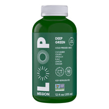 Wholesale Loop Mission Deep Green Cold-Pressed Juice 12oz Bottle-36ct Case Bulk